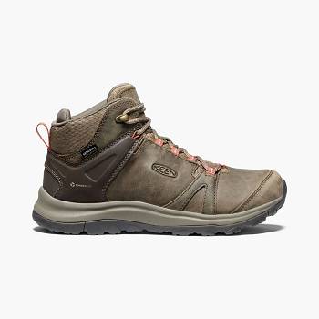 KEEN Női Terradora II Bőr Waterproof Túrabakancs Barna